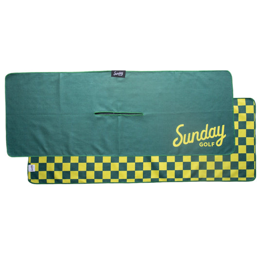 Green / Yellow - Golf Towels - Tailgate Collection